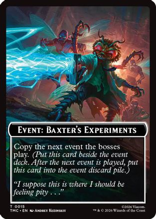 Event: Baxter's Experiments (TMC-015) - Commander: Teenage Mutant Ninja Turtles