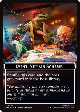 Event: Villain Scheme! (TMC-028) - Commander: Teenage Mutant Ninja Turtles