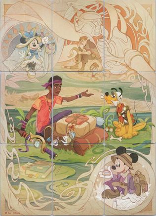 Wilds Unkown Puzzle Insert (Set of 9) - Wilds Unknown