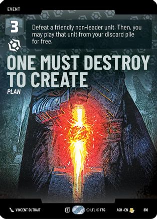 One Must Destroy to Create (Prestige) (816) - Ashes of the Empire