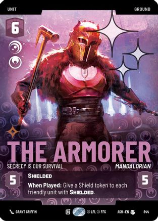 The Armorer - Secrecy is Our Survival (Prestige Foil) (844) - Ashes of the Empire Foil