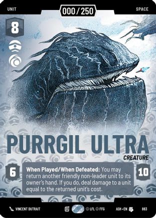 Purrgil Ultra (Serialized) (883) - Ashes of the Empire Foil