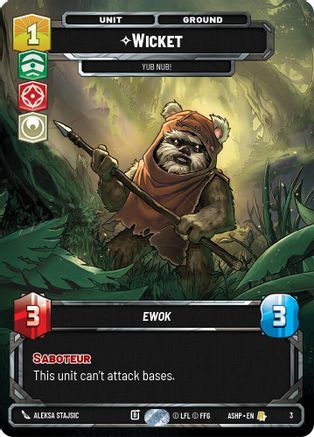 Wicket - Yub Nub! (3) - Ashes of the Empire Weekly Play Promos