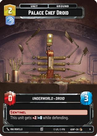 Palace Chef Droid (9) - Ashes of the Empire Weekly Play Promos