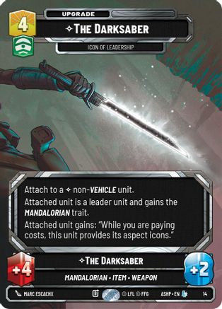 The Darksaber - Icon of Leadership (14) - Ashes of the Empire Weekly Play Promos