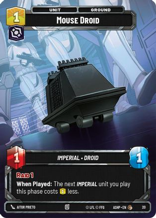 Mouse Droid (20) - Ashes of the Empire Weekly Play Promos