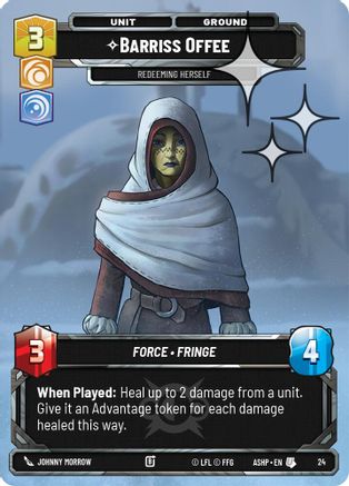 Barriss Offee (Foil) (24) - Ashes of the Empire Weekly Play Promos Foil