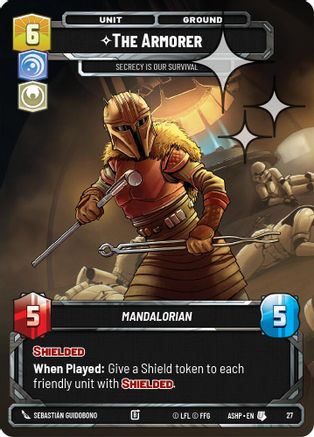 The Armorer - Secrecy is Our Survival (Foil) (27) - Ashes of the Empire Weekly Play Promos Foil