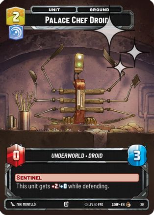 Palace Chef Droid (Foil) (29) - Ashes of the Empire Weekly Play Promos Foil
