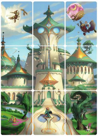 Archazia's Island Puzzle Insert (Set of 9) (Version 1 of 2) - Archazias Island