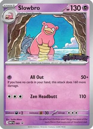 Slowbro (Pitch Black Stamped) 083 - Holofoil ME Mega Evolution Promo - Promo