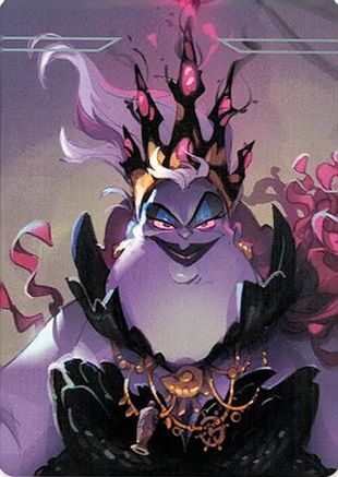Ursula - Sea Witch Queen Puzzle Insert (Top Middle) - Ursulas Return