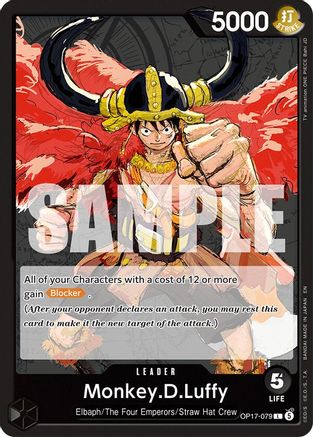 Monkey.D.Luffy (079) (OP17-079) - The World's Strongest Warriors
