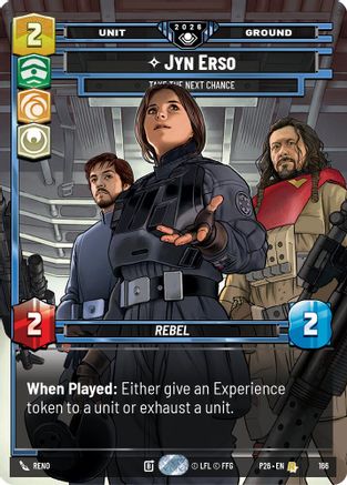 Jyn Erso - Take the Next Chance (166) - Galactic Championship 2026 Foil