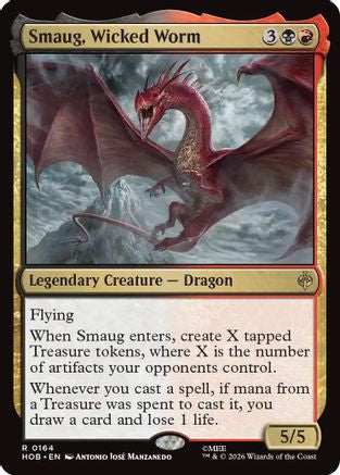 Smaug, Wicked Worm (HOB-164) - The Hobbit Foil