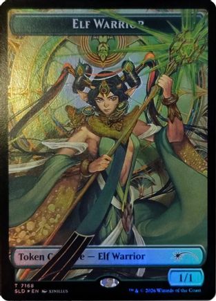 Elf Warrior Token (7168) (SLD-7168) - Secret Lair Drop Series Foil