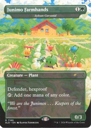 Junimo Farmhands - Sylvan Caryatid (SLD-7189) - Secret Lair Drop Series