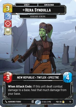 Hera Syndulla - Renegade General (14) - Sector and Regional Promos Season 2