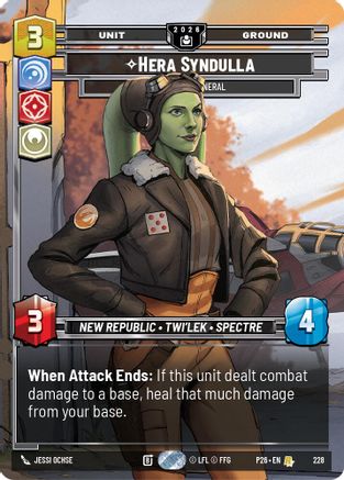 Hera Syndulla - Renegade General (228) - Sector and Regional Promos Season 2 Foil
