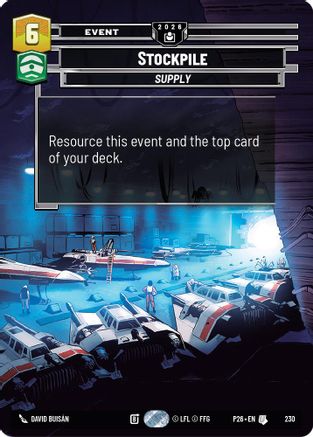 Stockpile (230) - Sector and Regional Promos Season 2 Foil