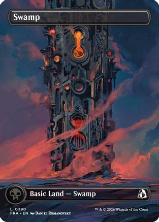 Swamp (Borderless) (0390) (FRA-390) - Reality Fracture Foil