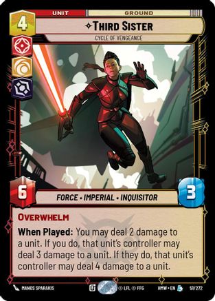Third Sister - Cycle of Vengeance (51/272) - Homeworlds