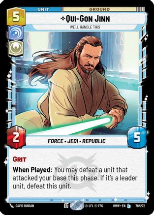 Qui-Gon Jinn - We'll Handle This (78/272) - Homeworlds