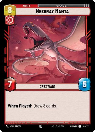 Neebray Manta (189/272) - Homeworlds