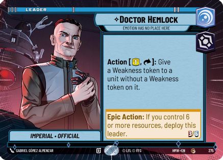 Doctor Hemlock - Emotion Has No Place Here (Hyperspace) (275) - Homeworlds