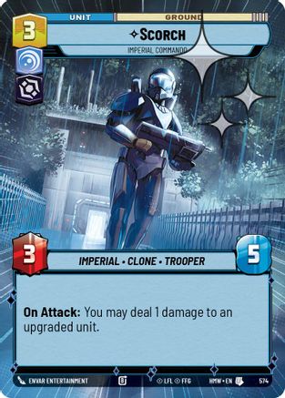 Scorch - Imperial Commando (Hyperspace Foil) (574) - Homeworlds Foil