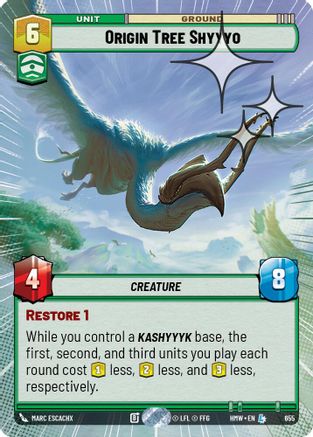 Origin Tree Shyyyo (Hyperspace Foil) (655) - Homeworlds Foil
