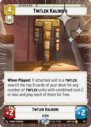 Twi'lek Kalikori (Hyperspace Foil) (775) - Homeworlds Foil