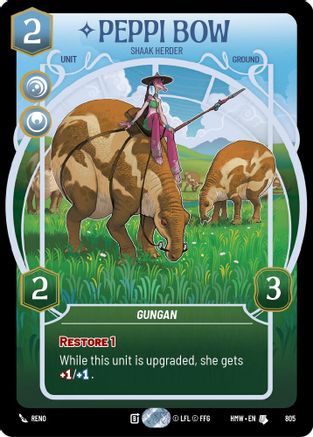 Peppi Bow - Shaak Herder (Prestige) (805) - Homeworlds