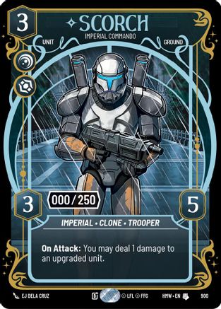 Scorch - Imperial Commando (Serialized) (900) - Homeworlds Foil