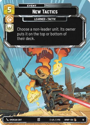 New Tactics (18) - Homeworlds Weekly Play Promos