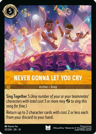Never Gonna Let You Cry (30/204) - Hyperia City Cold Foil
