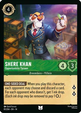 Shere Khan - Opportunistic Tycoon (81/204) - Hyperia City