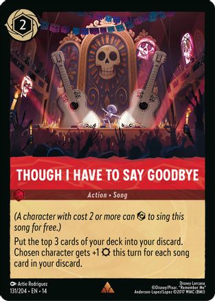 Though I Have to Say Goodbye (131/204) - Hyperia City Cold Foil