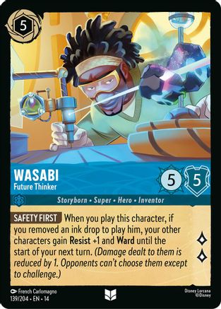 Wasabi - Future Thinker (139/204) - Hyperia City Cold Foil