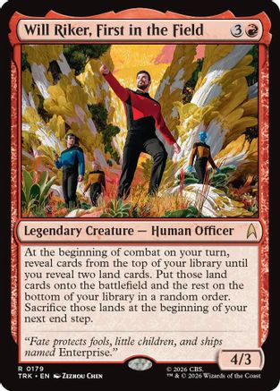 Will Riker, First in the Field (TRK-179) - Star Trek