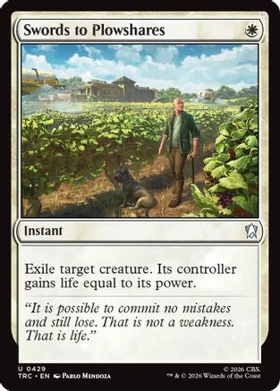 Swords to Plowshares (Surge Foil) (TRC-429) - Commander: Star Trek Foil