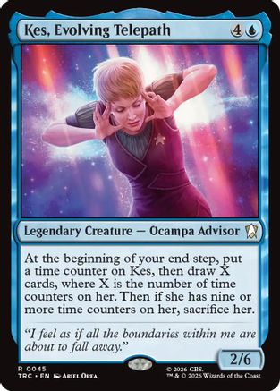 Kes, Evolving Telepath (Surge Foil) (TRC-045) - Commander: Star Trek Foil