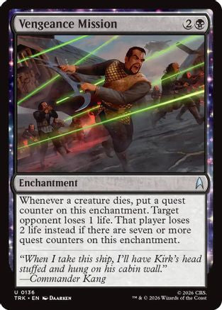 Vengeance Mission (TRK-136) - Star Trek Foil