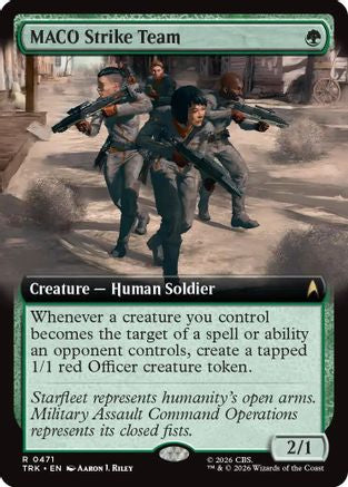 MACO Strike Team (Extended Art) (TRK-471) - Star Trek Foil