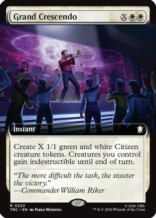 Grand Crescendo (Extended Art) (TRC-222) - Commander: Star Trek