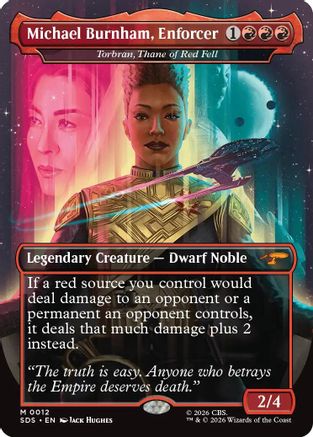 Michael Burnham, Enforcer - Torbran, Thane of Red Fell (Borderless) (SDS-012) - Star Trek: Stardates