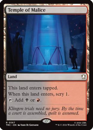 Temple of Malice (TRC-567) - Commander: Star Trek