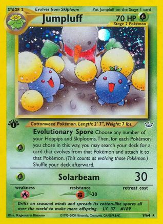 Jumpluff 009/64 - Unlimited Holofoil Neo Revelation - Holo Rare
