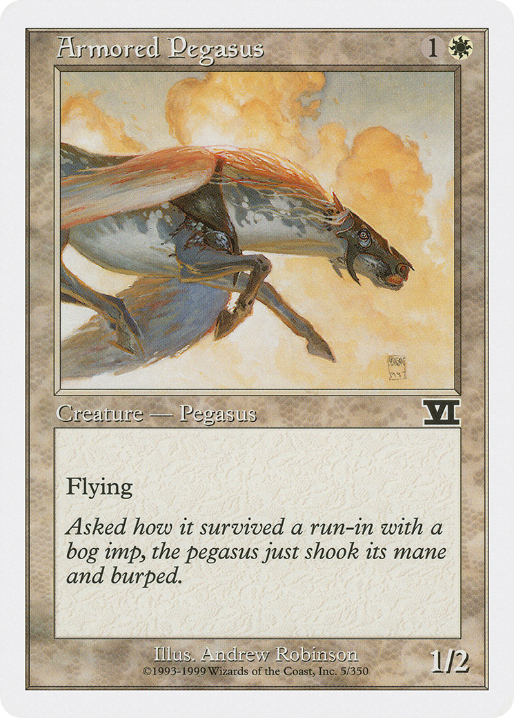 Armored Pegasus (6ED-005) - Classic Sixth Edition