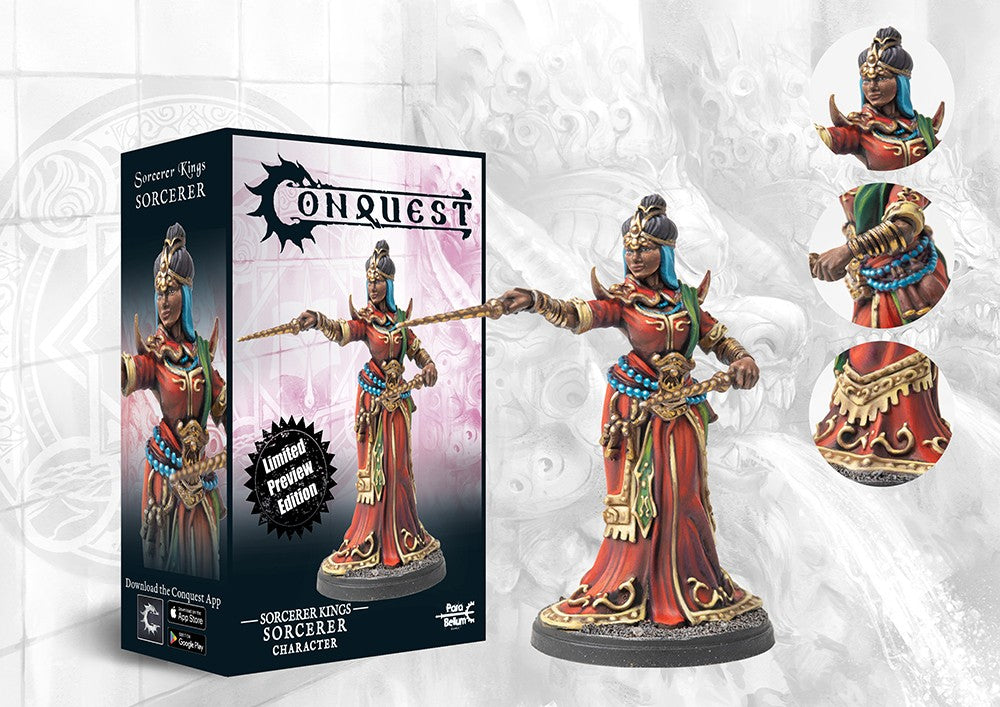 Conquest: Sorcerer Kings Limited Edition Preview Sculpt | Eastridge Sports Cards & Games